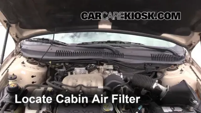 1999 Ford Taurus LX 3.0L V6 Filtro de aire (interior) Cambio